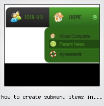 How To Create Submenu Items In Html