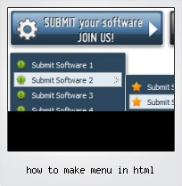 How To Make Menu In Html