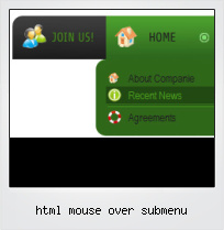 Html Mouse Over Submenu