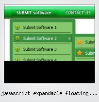 Javascript Expandable Floating Menu