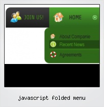Javascript Folded Menu