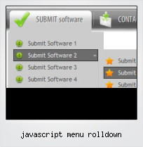 Javascript Menu Rolldown