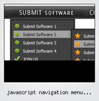 Javascript Navigation Menu Horizontal