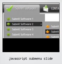Javascript Submenu Slide