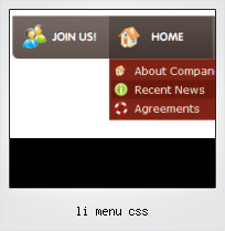 Li Menu Css