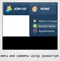 Menu And Submenu Using Javascript