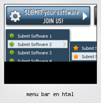 Menu Bar En Html