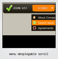 Menu Desplegable Scroll