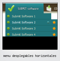 Menu Desplegables Horizontales