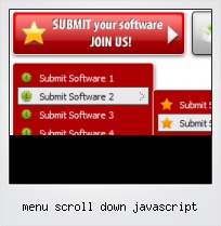 Menu Scroll Down Javascript