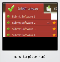 Menu Template Html