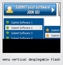 Menu Vertical Desplegable Flash
