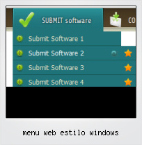 Menu Web Estilo Windows