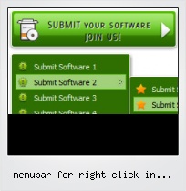 Menubar For Right Click In Javascript