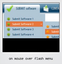 On Mouse Over Flash Menu