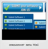Onmouseover Menu Html