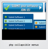 Php Collapsible Menus