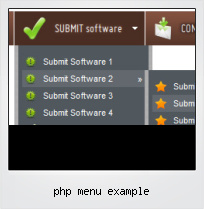 Php Menu Example
