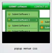 Popup Menue Css