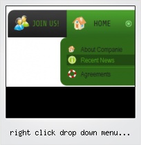 Right Click Drop Down Menu Javascript