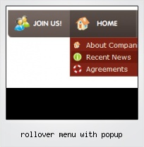 Rollover Menu With Popup