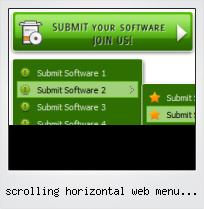 Scrolling Horizontal Web Menu Create