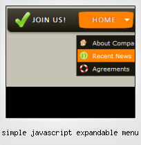 Simple Javascript Expandable Menu