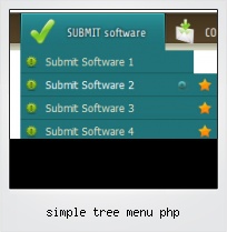 Simple Tree Menu Php