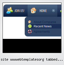 Site Wwwwebtemplatesorg Tabbed Menu Script