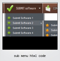 Sub Menu Html Code