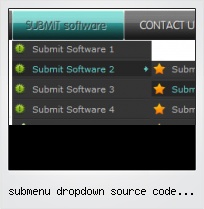Submenu Dropdown Source Code Javascript
