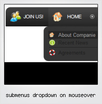 Submenus Dropdown On Mouseover
