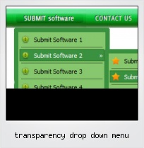 Transparency Drop Down Menu