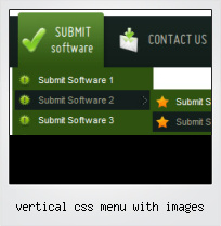 Vertical Css Menu With Images