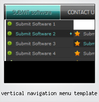 Vertical Navigation Menu Template