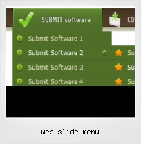 Web Slide Menu